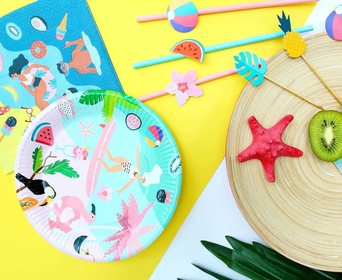 Paper napkins Summer collection - Let''s Party (beach), 33x33 cm/ 20 pcs. EOL